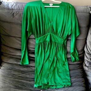 Halston green dress